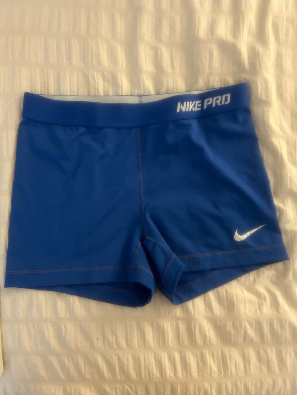Nike Pro Women's Royal Blue Compression Bike Shorts